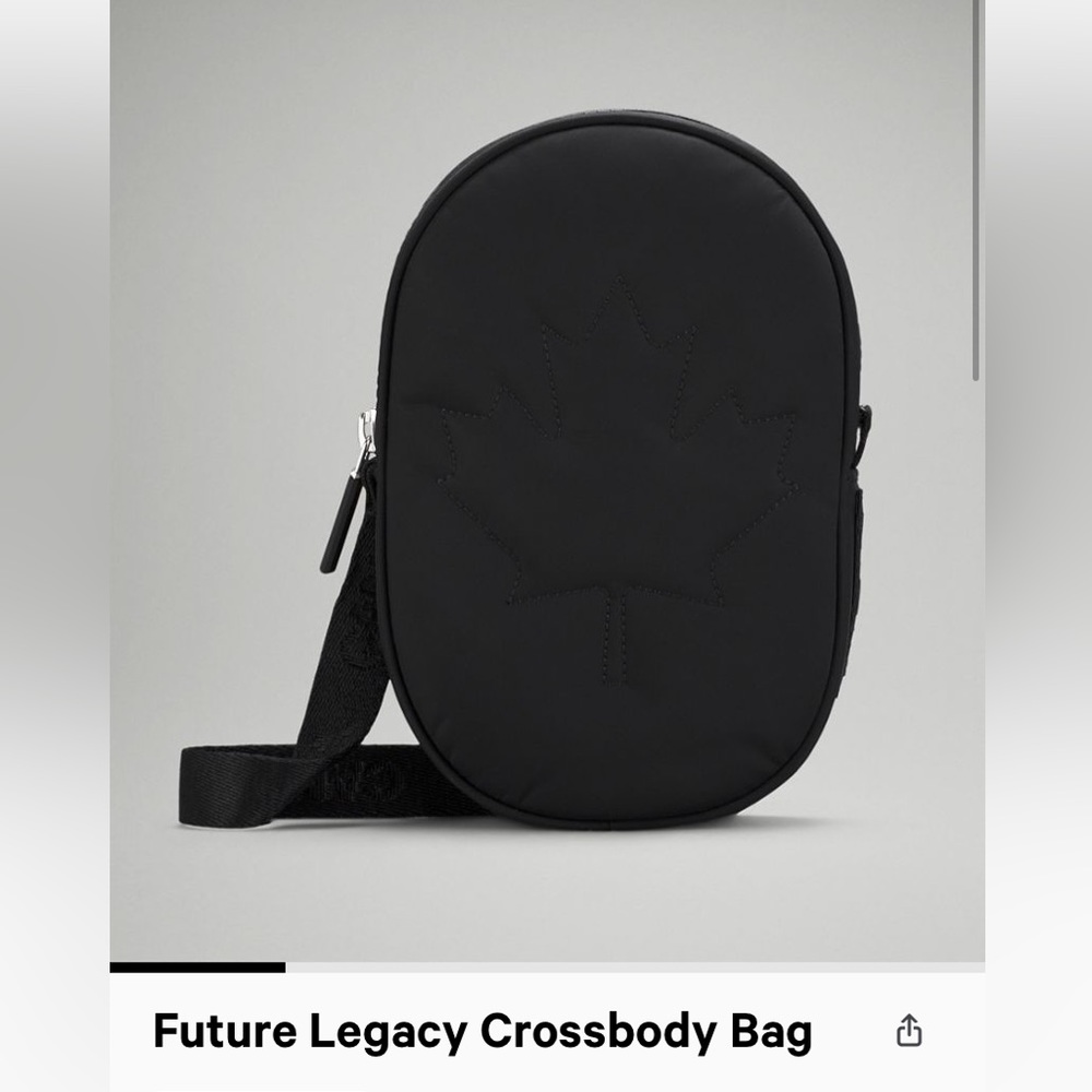 Lululemon black future legacy crossbody bag